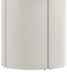 Mesa de Jantar Redonda 135cm 6 Lugares Flex Zuni Off N02 - Mpozenato -