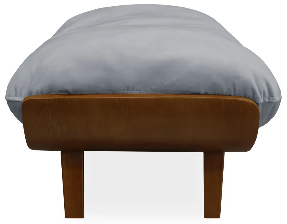 Cama Pet Costela para Cães e Gatos Almofadada Suede Cinza Grafite