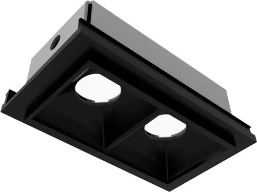 M&amp;#xF3;dulo Plafon Para Perfil New Fit40 Preto 2w 3000k
