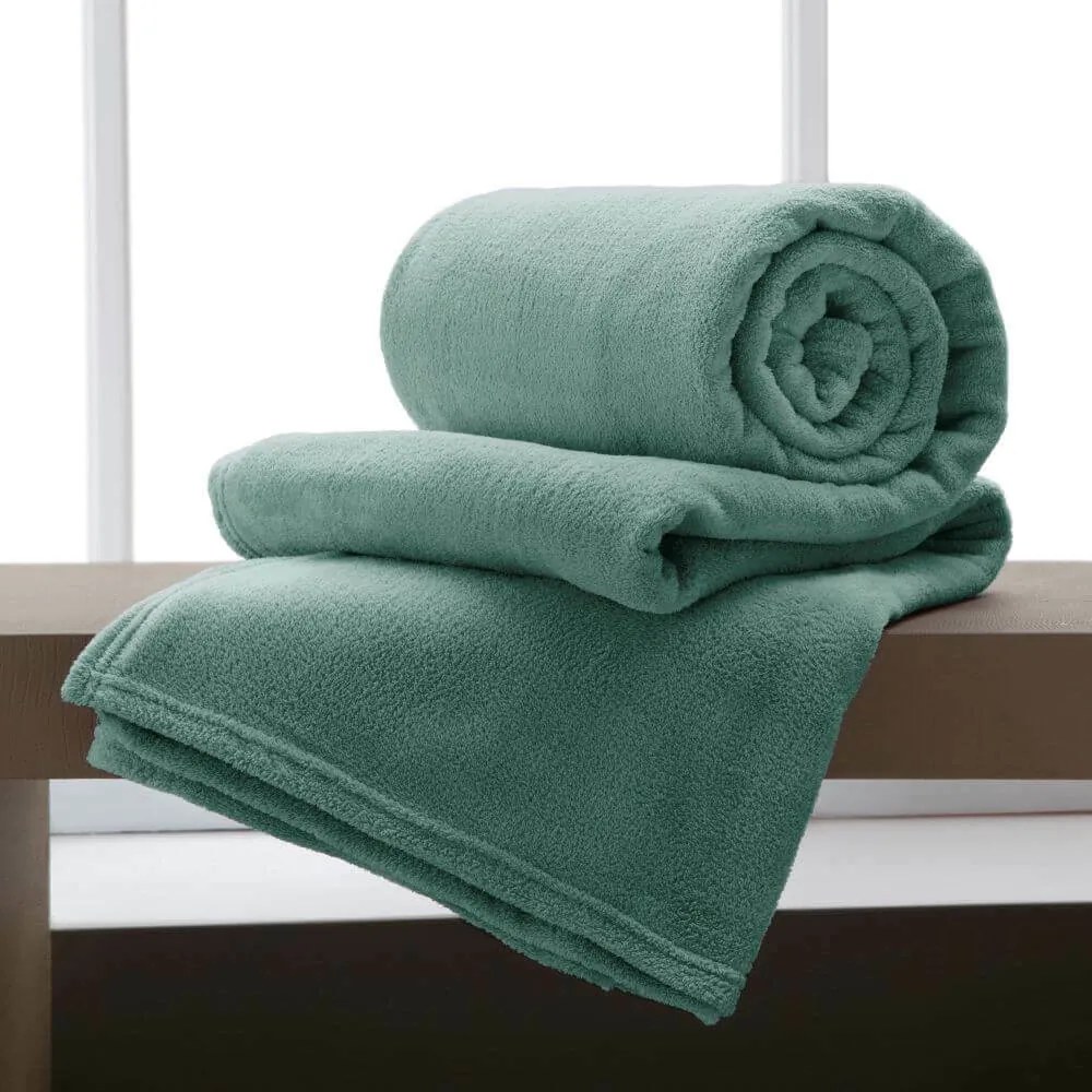 Manta De Microfibra Tamanho Casal 1,80 X 2,20 M Super Soft - Camesa (VERMELHO)