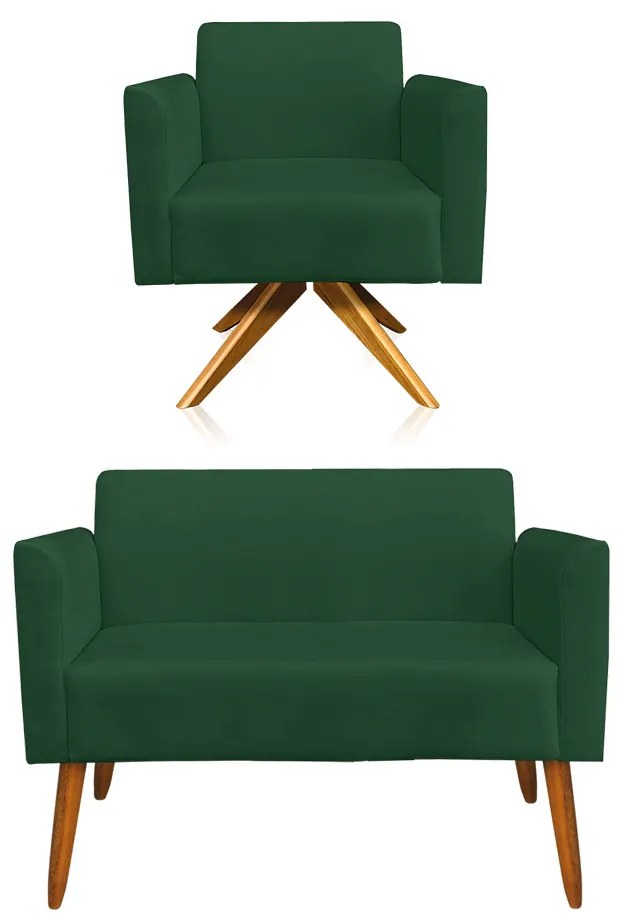 KIT 01 NAMORADEIRA E 01 POLTRONA MARISA