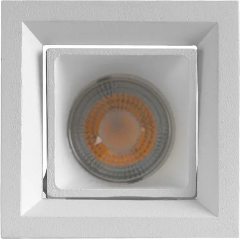 Plafon De Embutir Articulado 1 Foco Pro 11 - BRANCO