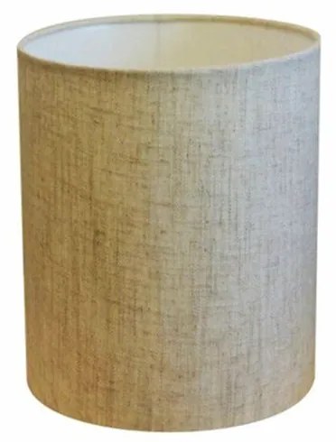 Cúpula Abajur Cilíndrica Cp-7001 Ø13x15cm - Rustico Bege