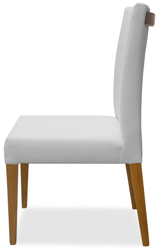 Kit 4 Cadeiras de Jantar Milan Linho Cinza