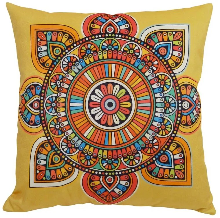 Almofada Mandala Indiana 45x45cm Várias Estampas - MDL-0104 - Somente Capa