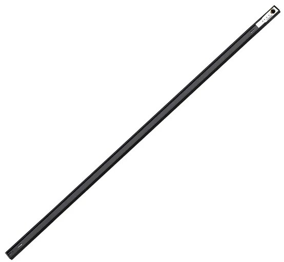 Trilho Sobrepor Aluminio 2M - PRETO