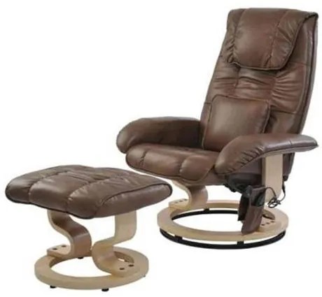 Poltrona de Massagem Louisiana Marrom Vintage - 30543 Sun House