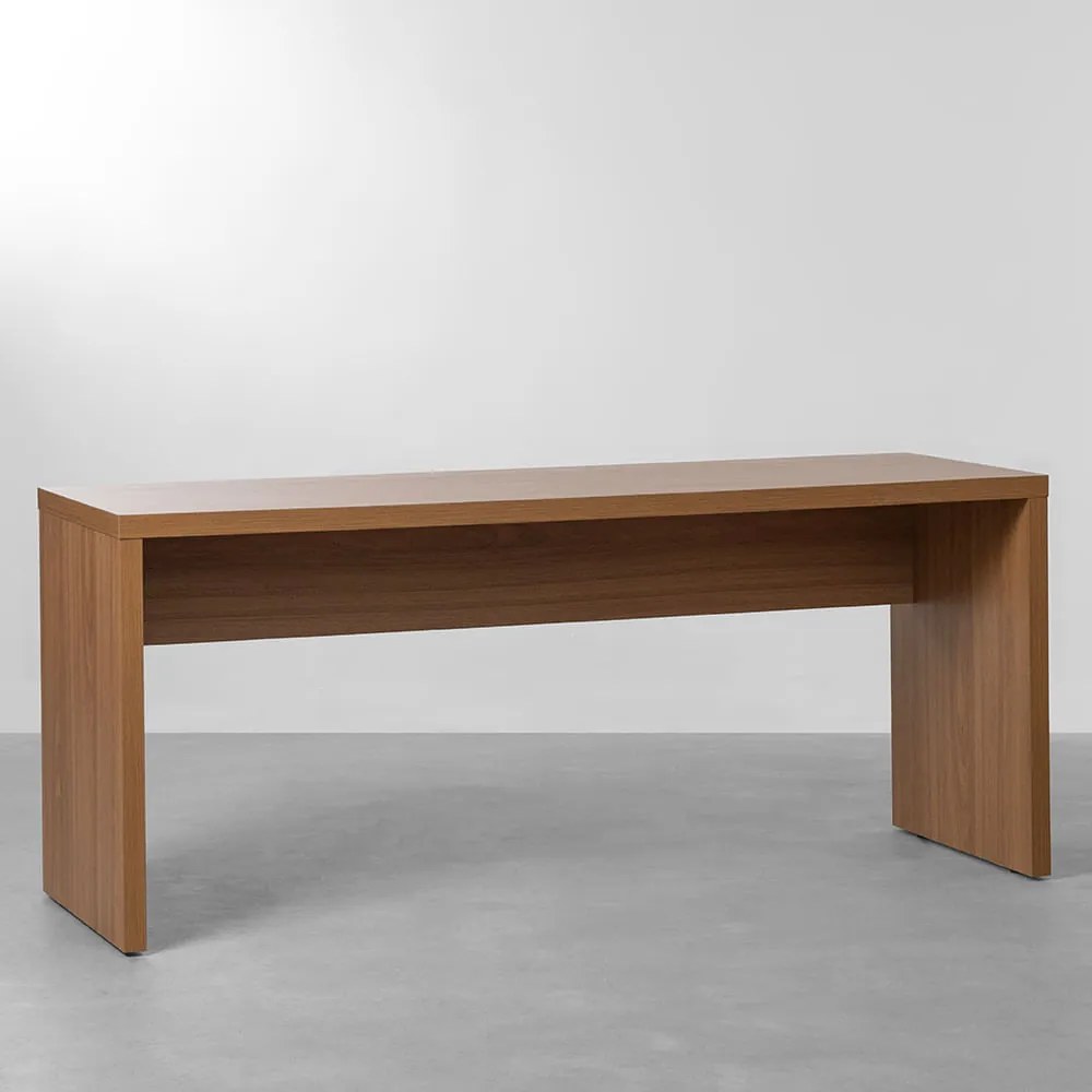 Bancada Contemporânea New Louro Freijó - 2,06m - Bancada Contemporânea 2,06 New - Louro Freijó