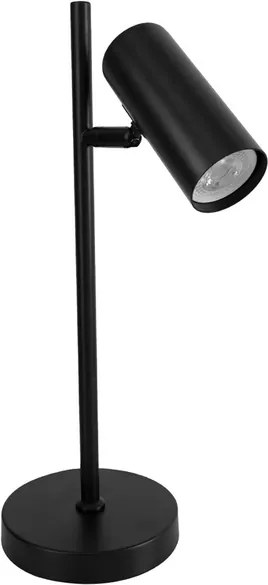 Luminaria De Mesa Metal Preto Tube Slim