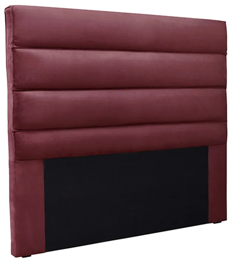 Cabeceira Decorativa Queen Size 1,60M Guess Veludo Vinho G63 - Gran Belo