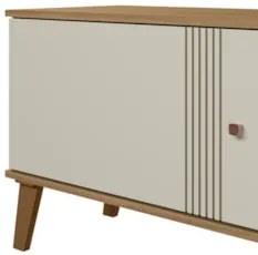 Rack Bancada Para TV 75 Pol 180cm Sia Nature/Off Z49 - Mpozenato