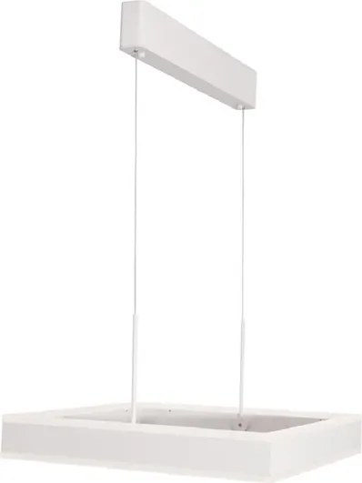 Pendente Led Aluminio Acrilico 30W 3200K Yamamura - BRANCO