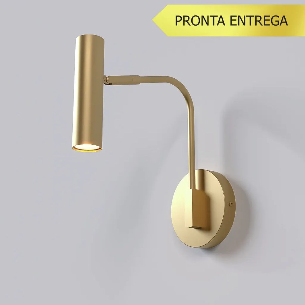 Arandela Tubo Braço Articulado 01Xmr11 - Qimporta Ar2319 (CHAMPANHE)