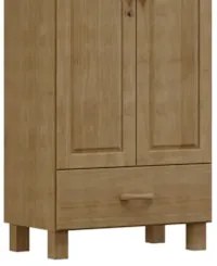 Guarda Roupa Solteiro 82cm 2 Portas 1 Gaveta Renzo Freijó F07 - Mpozen
