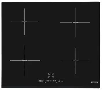 Cooktop por Indução Tramontina Square Slider B 4EI 60 Vitrocerâmico com Comando Touch 220 V