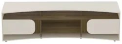 Rack Tv 86 Pol 220cm com 2 Portas Reno Off White/Pinho A09 - Mpozenato