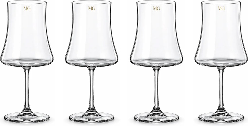 Kit de Taças de Cristal para Vinho Branco Classic 460ml - 4 Pçs  4 Pçs
