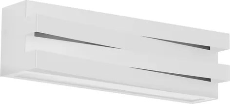 Arandela Alum&amp;amp;#xED;nio Retangular 45cm Ip54 Trama - BRANCO