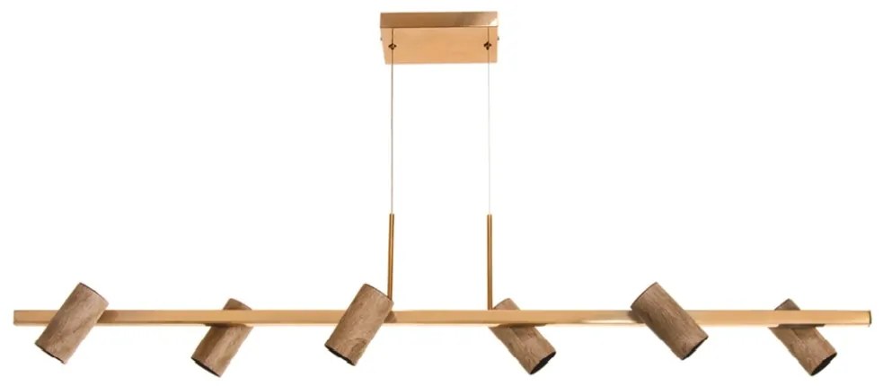 Pendente Hooder 120X12X23Cm Com Tubos Articulados Metal Aluminio 06Xmr... (PRETO)