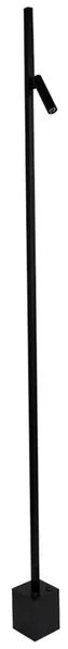 Luminaria De Piso Aluminio 3000K Preto 220V Fit15