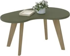 Mesa de Centro Orgânica 90cm Para Sala Cassia Menta A09 - Mpozenat