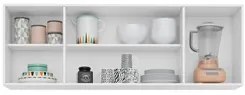 Armário Aéreo Panamá 04 Portas 160cm Branco - Lumil Móveis
