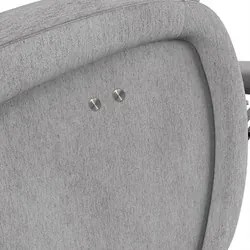 Poltrona do Papai Reclinável Kalie Power Touch Massagem FH9 Linho Cinz