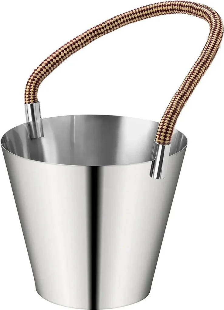 Champanheira Rapunzel Outdoor Inox C/ Corda Náutica - Marrom Marrom