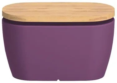 Banco Tina Roxo com Tampo de Madeira Tramontina 92773080