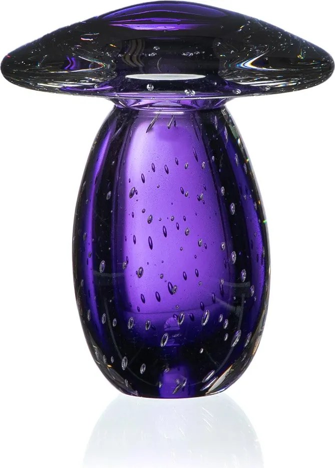Cogumelo Decorativo em Murano M Violeta