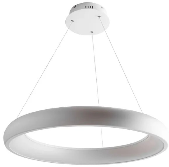 Pendente Led Metal Redondo 36W 3000K Yamamura - BRANCO