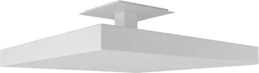Plafon Led De Sobrepor Quadrado Branco 25,2W 3000K Tray