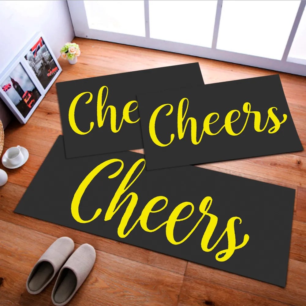 Jogo de Tapete de Cozinha, Cheers - 3 Pças