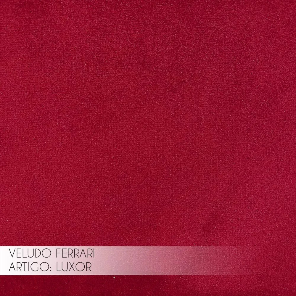 Poltrona do Papai Reclinável Elétrica com Massagem Magnum Veludo Vermelho G23 - Gran Belo