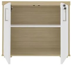 Conjunto Escritório Home Office 5 Peças Corp A06 Carvalho/Branco - Mpo