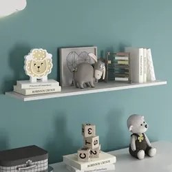 Prateleira Flutuante Quarto Infantil com Suporte Invisível 91x20cm Yar