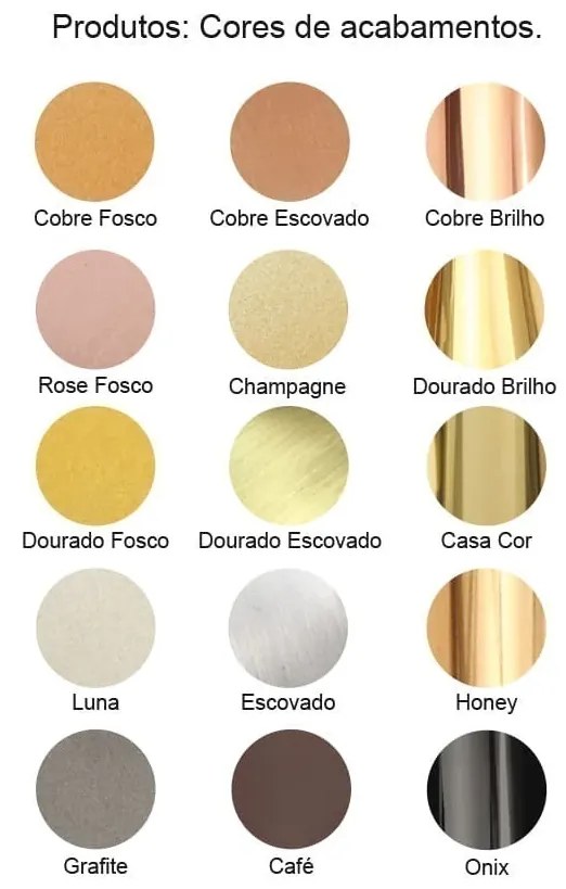 Arandela Ø15X12,5Cm Metal E Globo Ø10Cm 01Xg9 |Old Artisan Ar-5524 (ROSÊ FOSCO / COBRE BRILHO, FOSCO (BRANCO))