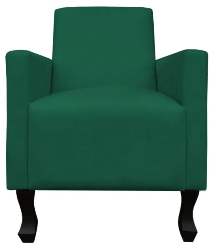 Poltrona Amamentação Sofia Suede Verde Bandeira
