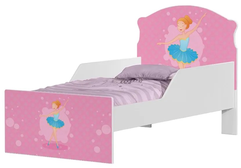 Mini Cama Infantil 153,2x79cm com Proteção Lateral Personagens K02 - D'Rossi - BAILARINA CLÁSSICA