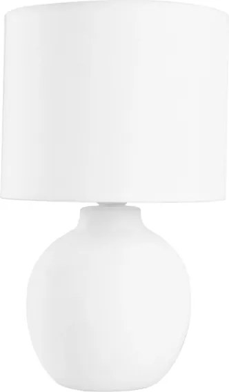 Abajur Cerâmica Branco Ø18cm Oleiro