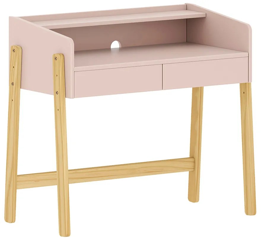 Mesa Play com Pé Regulável - Rosa