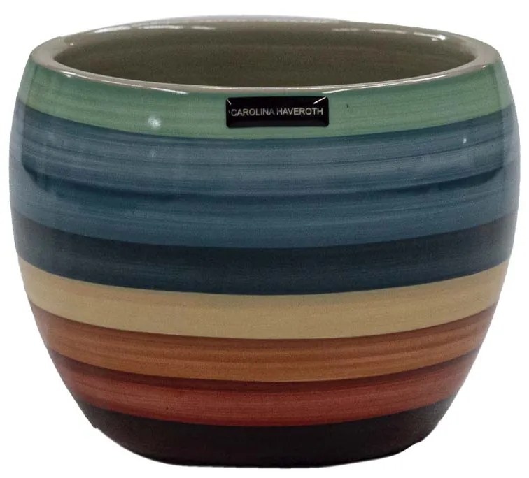 Vaso Casca de Ovo Decorativo em Cerâmica Carolina Haveroth – Uyuni Alto Brilho Kleiner