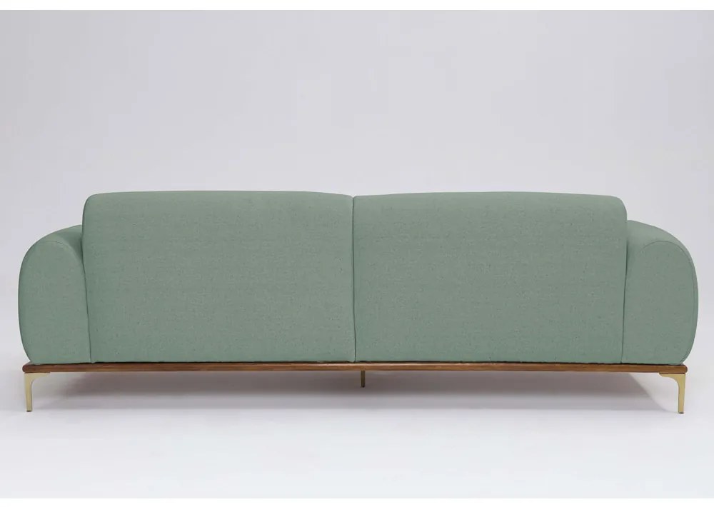 Sofá 3 Lugares Tóquio D07 230cm Linho Mercla Verde - D'Rossi