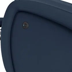 Poltrona do Papai Reclinável Kalie Power Touch USB FH9 PU Azul - Mpoze