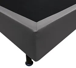 Base Box para Cama Casal Queen 158x198cm Bipartido Liz S05 Sintético C