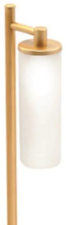 Abajur Fence Vidro Tubo Simples 12X12X43,5Cm 1Xg9 - Old Artisan Abj-56... (ONIX)