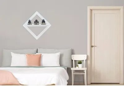 Estante Aérea Diamante Branco Woodyou