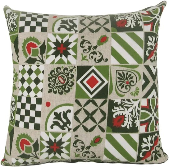 3 Capas Almofadas Maranhão Verde 43x43cm