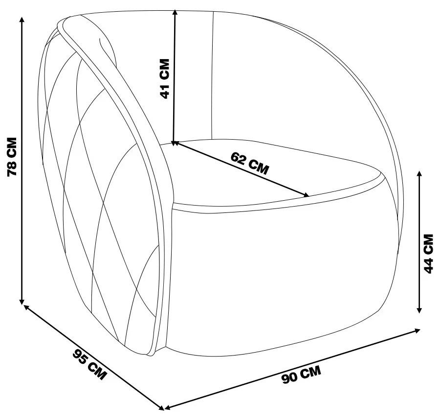 Kit 2 Poltronas Decorativas Clarke Linho Cinza G45 - Gran Belo