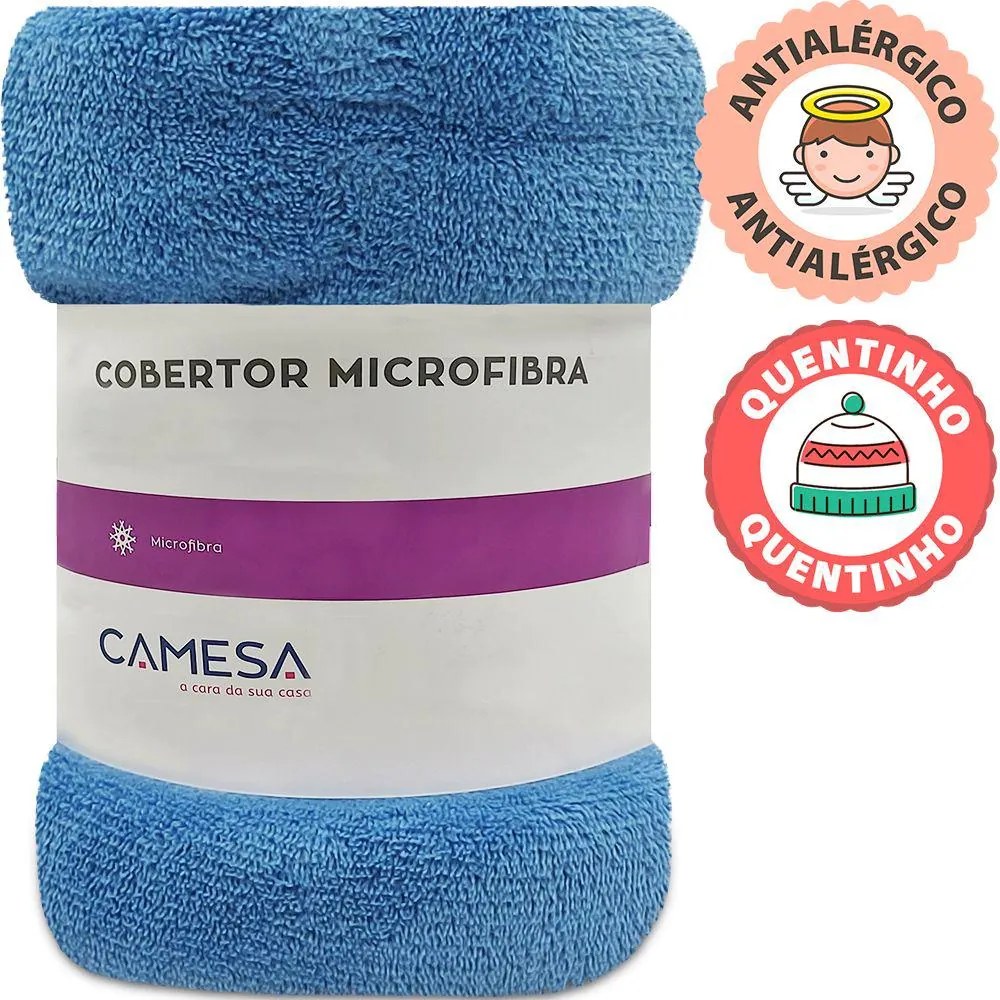 Kit Quarto Dormitório Solteiro Microfibra Lençol, Cobertor, Fronha E T...